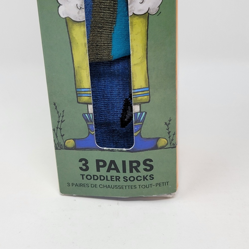 Smartwool Toddler Trio Zero Cushion Merino Wool Bootie Socks Winter Moss 2T-3T - Picture 6 of 14